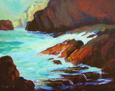 Rocks & Surf (after WK Smith)