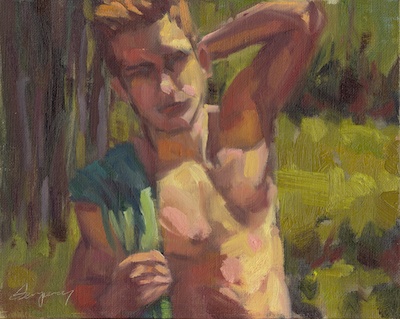 Some guy, outside