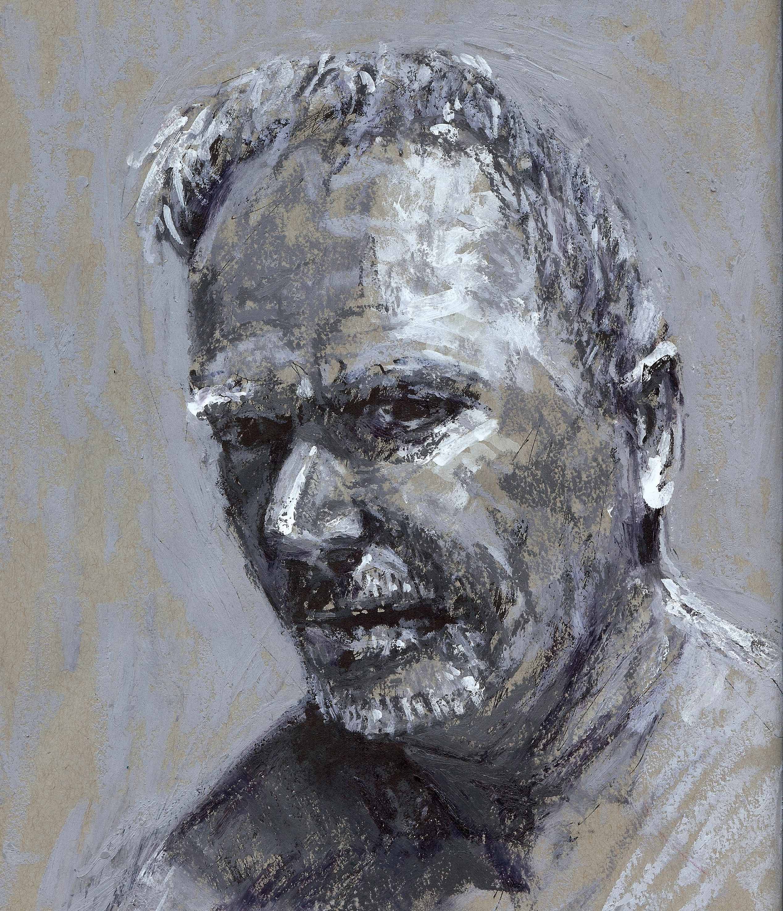 Self-Portrait Oil Pastel 2019