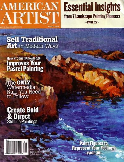 American Artist Cover Story, April 2009