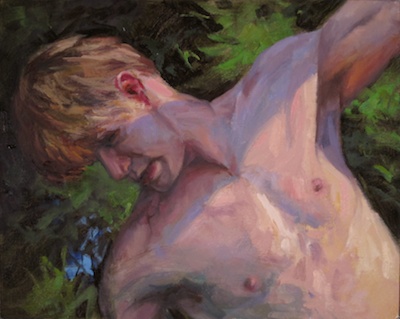 Chase at Timberfield, Oil on Linen, 16x20