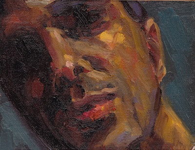 Night Man, Oil on Linen